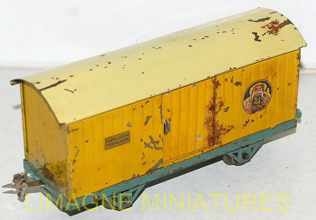 Wagon Tombereau LR Louis Roussy - Epoque 2 (1940) - Voie 0 - Vert - Avec Boîte